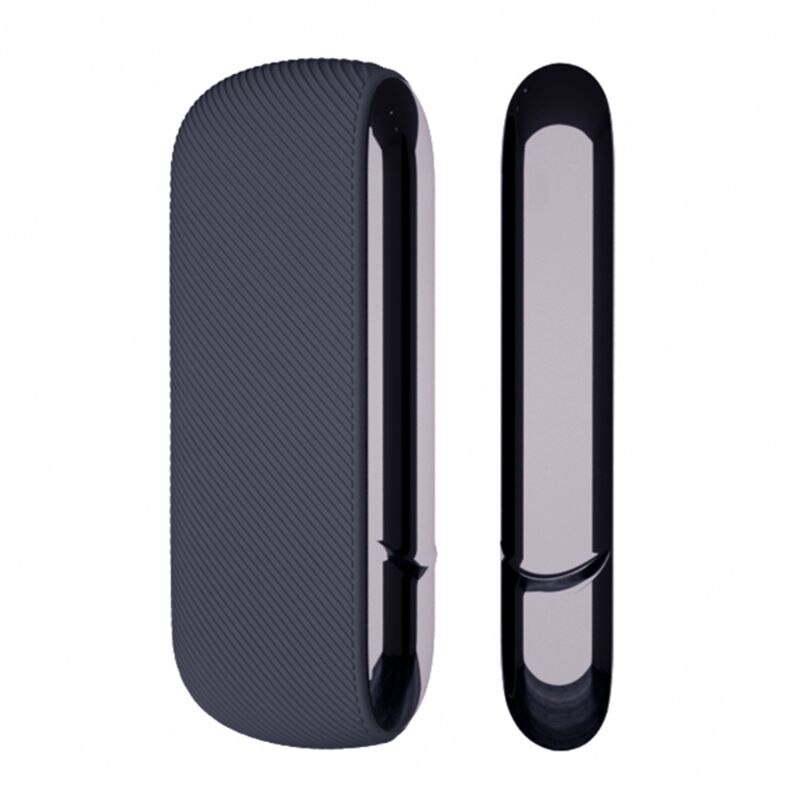 9 Colors Fine Twill Silicone Side Cover Full Protective Case Pouch for IQOS 3.0 Outer Case for IQOS Accessories: Clear