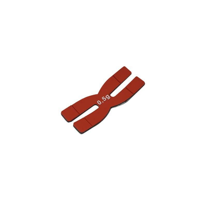 Raqueta de badminton Tennis de peso y equilibrio tiras raqueta equilibrador de tipo H 3g de raqueta de tenis barra de equilibrio 7: Rojo