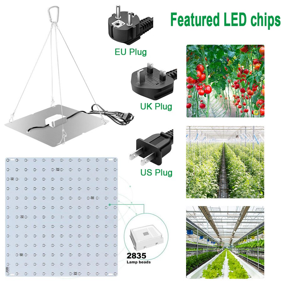 2000w crescer luz led espectro completo lâmpada 1500w 1000 led planta lâmpada estufas indoor phyto lâmpada crescer tenda eua ue reino unido plug