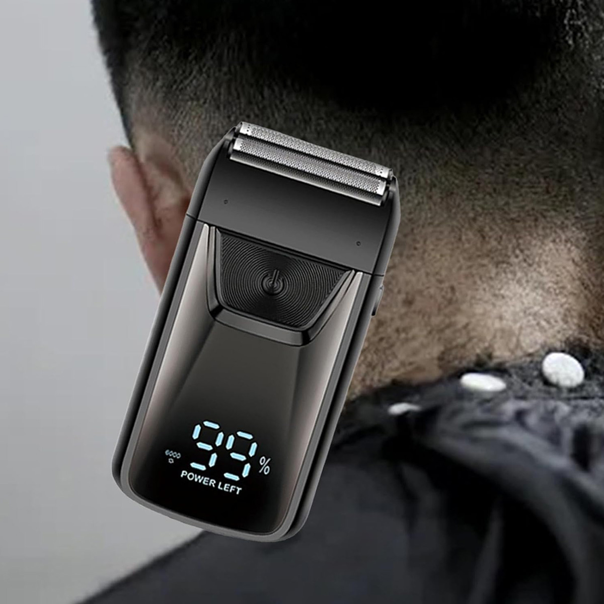 Afeitadora de barba para hombre, maquinilla de afeitar eléctrica portátil, afeitadora de barba, moldeador para pelo, barba, pecho, pelo, axila, pelo, brazos, piernas