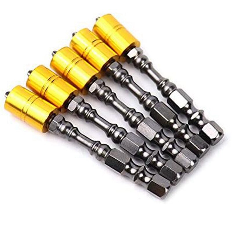 5 Pcs Strong Magnetic Screwdriver Bit Set 65Mm Phillips Electronic Screwdriver Bits For Plasterboard Drywall Screw Driver: Default Title