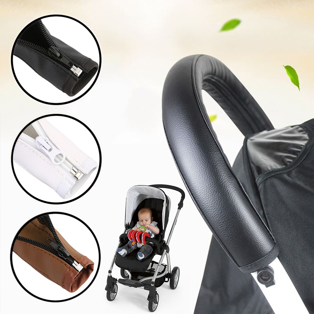 Pu Kinderwagen Handvat Cover Baby Kinderwagen Accessoires Handvat Beschermhoes Voor Covers – Grandado