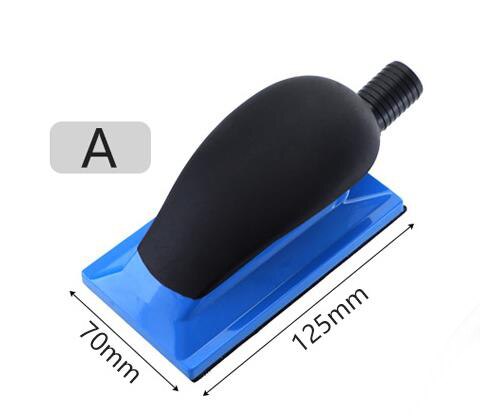 1pc 10 " schuurblok handstofafzuiging schuur slijp sponsblok stofvrij 80mm 230mm" stofvrij blok schuurgereedschap: Blauw