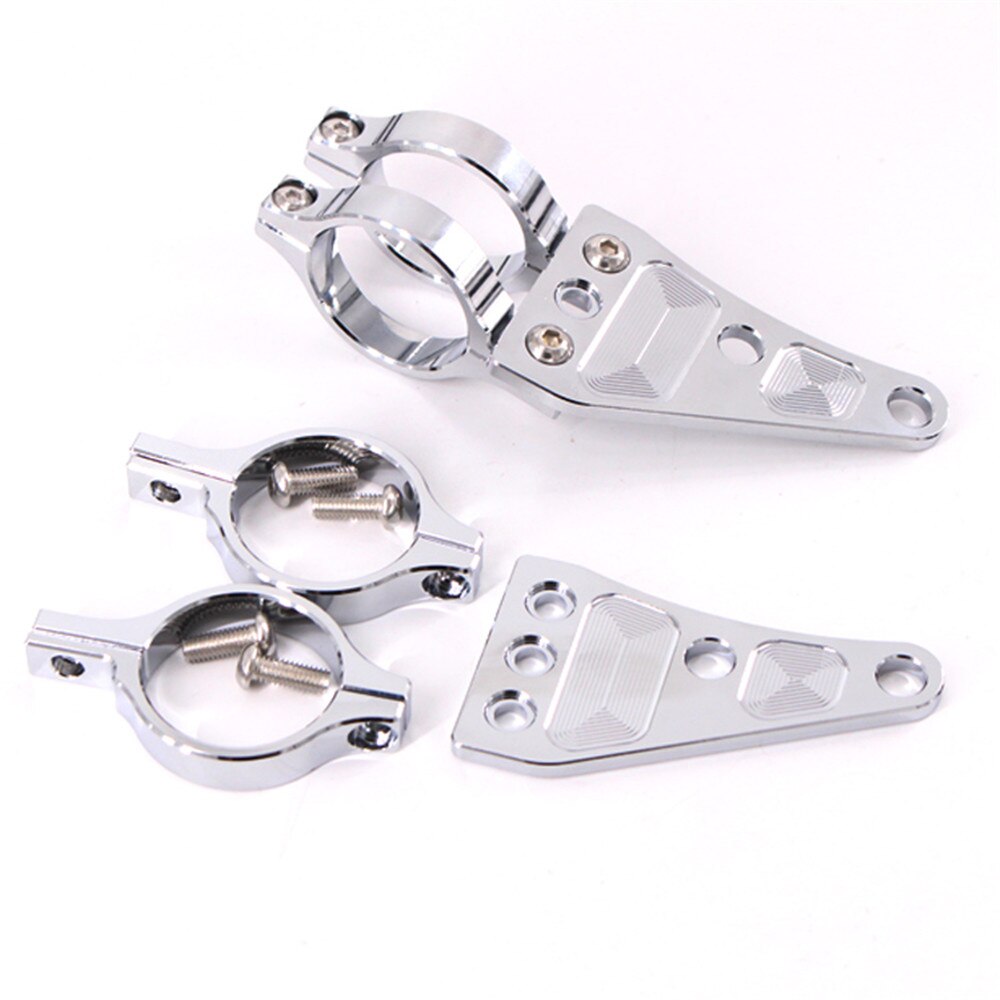 Soporte de montaje para faro de motocicleta, accesorios de aluminio para horquilla de 41mm