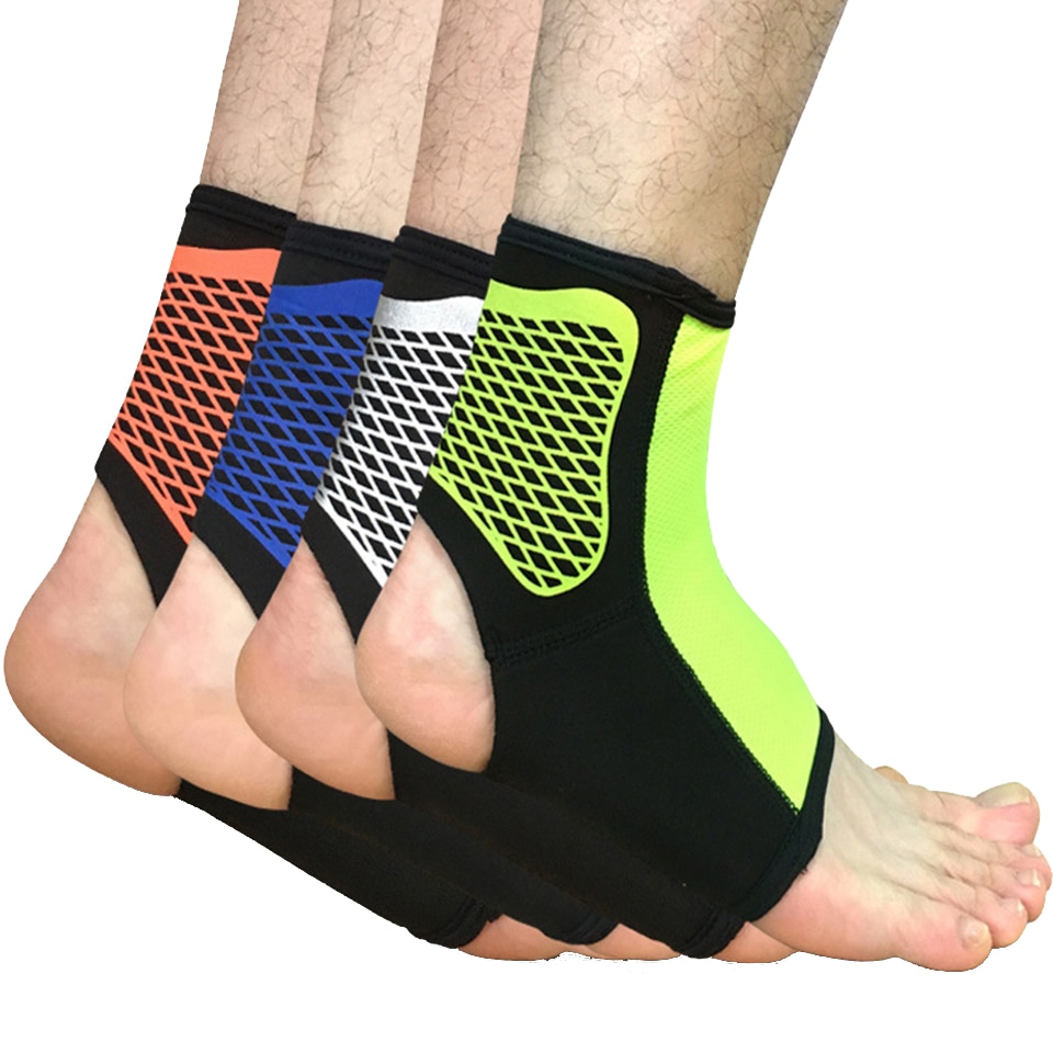 1PCS Sports Ankle Support Ankle Pads Elastic Brace Guard Foot Ankles Protector Wrap For Bicycle Football Taekwondo Basketball