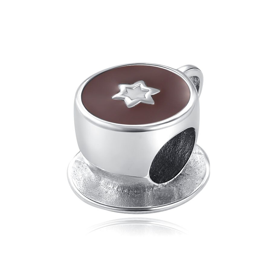 Neue 925 Sterling Silber Europäischen Clover Star Cup Anhänger DIY Feinen Perlen Fit Original Charme Armband Schmuck Frauen