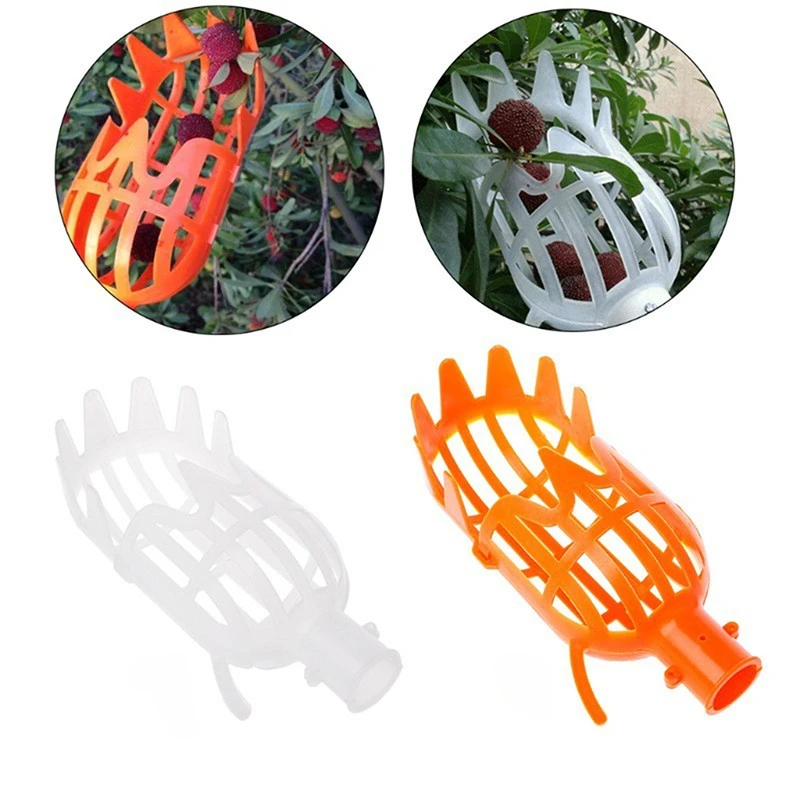 Herramientas de jardín, cabezal recolector de frutas, herramientas de plástico para recoger frutas, recogedor de frutas, recogedor de manzana, cítricos, pera, melocotón, herramientas manuales
