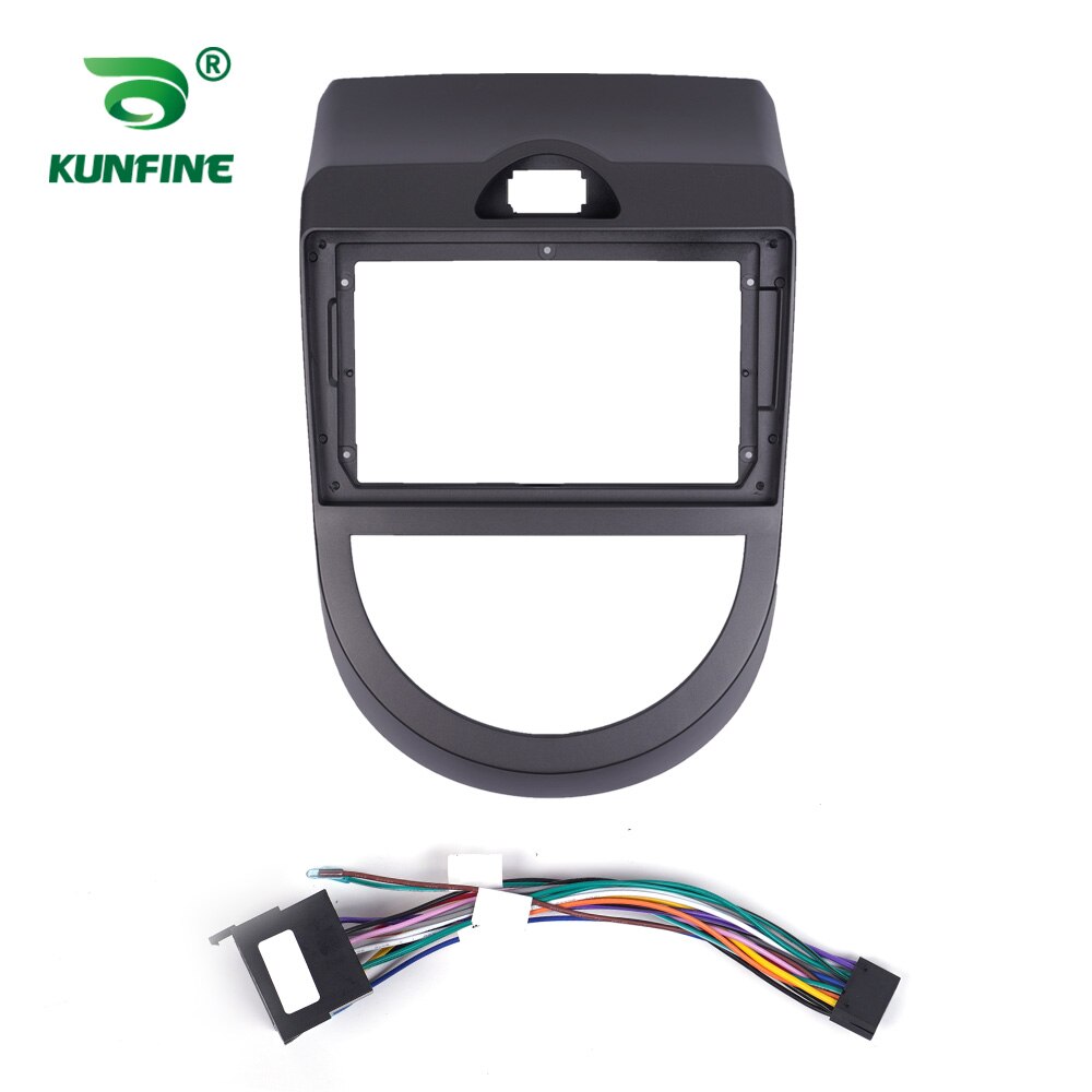 Car GPS Navigation Stereo For KIA Soul Radio Fascias Panel Frame Fit 2Din 9 inch In Dash headunit screen