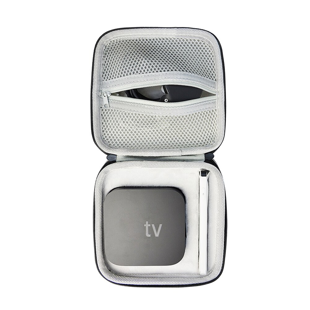 Portable Carrying Case for Apple TV Case 4K 2nd Generation Box Remote Travel Carry Case Hard Shell Storage Pouch