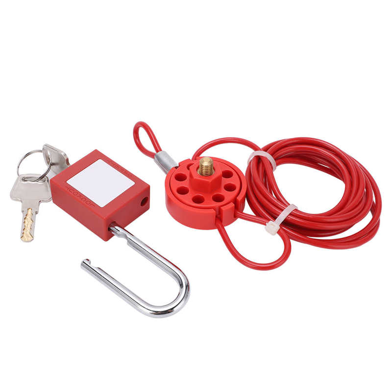 Cable Lock Sturdy Durable Safety Cable Lock for Factory for Industry for Home