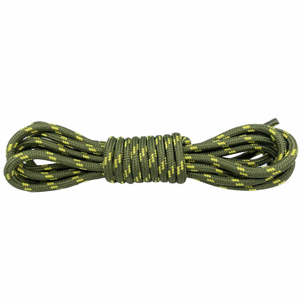 Outdoor Klassieke Sterke Schoenveter Wandelschoenen Schoenveter Ronde Schoenveter Sport Schoen Schoenveter Unisex Wandelen Schoenveter: Army Green Yellow