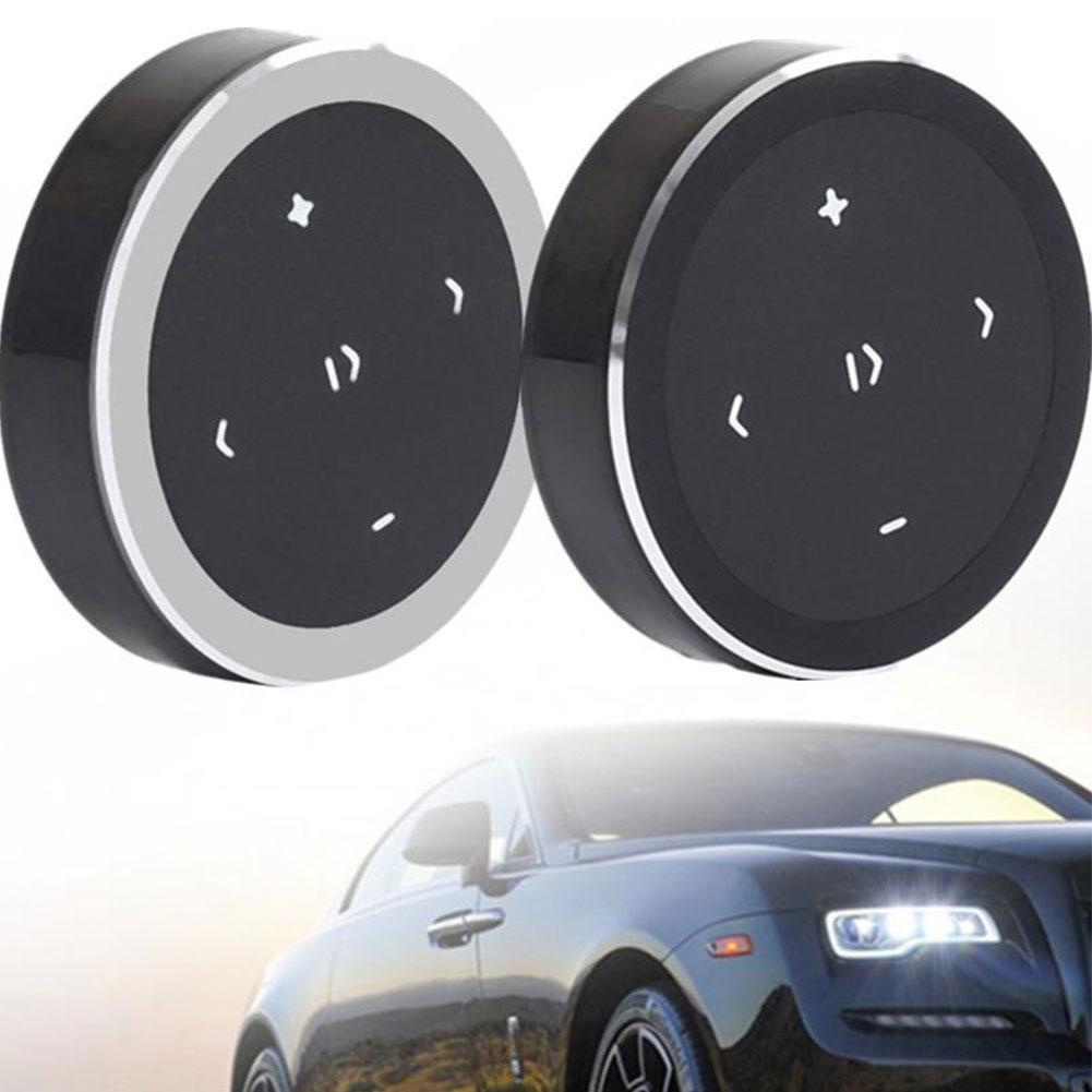 Wireless Bluetooth Remote Control Car Kit Media Button Car Motorcycle Steering Wheel Music Player Controller for iOS/Android