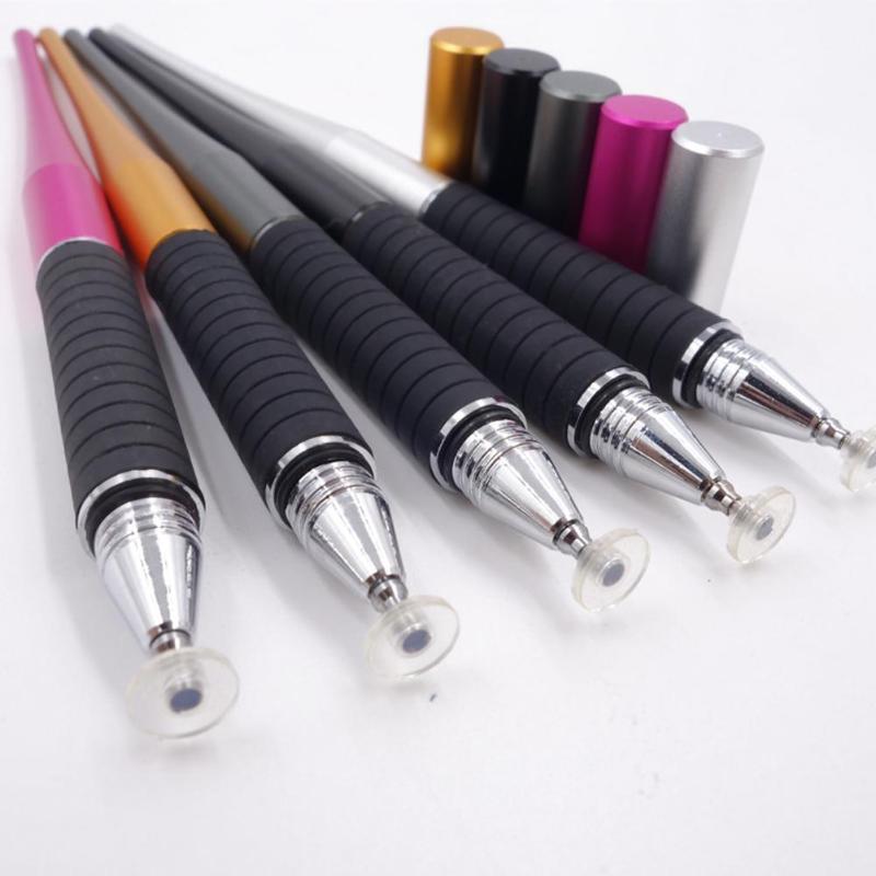 2 In 1 Capacitive Pen Touch Screen Drawing Pen Painting Writing Stylus Assistant Tools for iPhone iPad Tablet PC