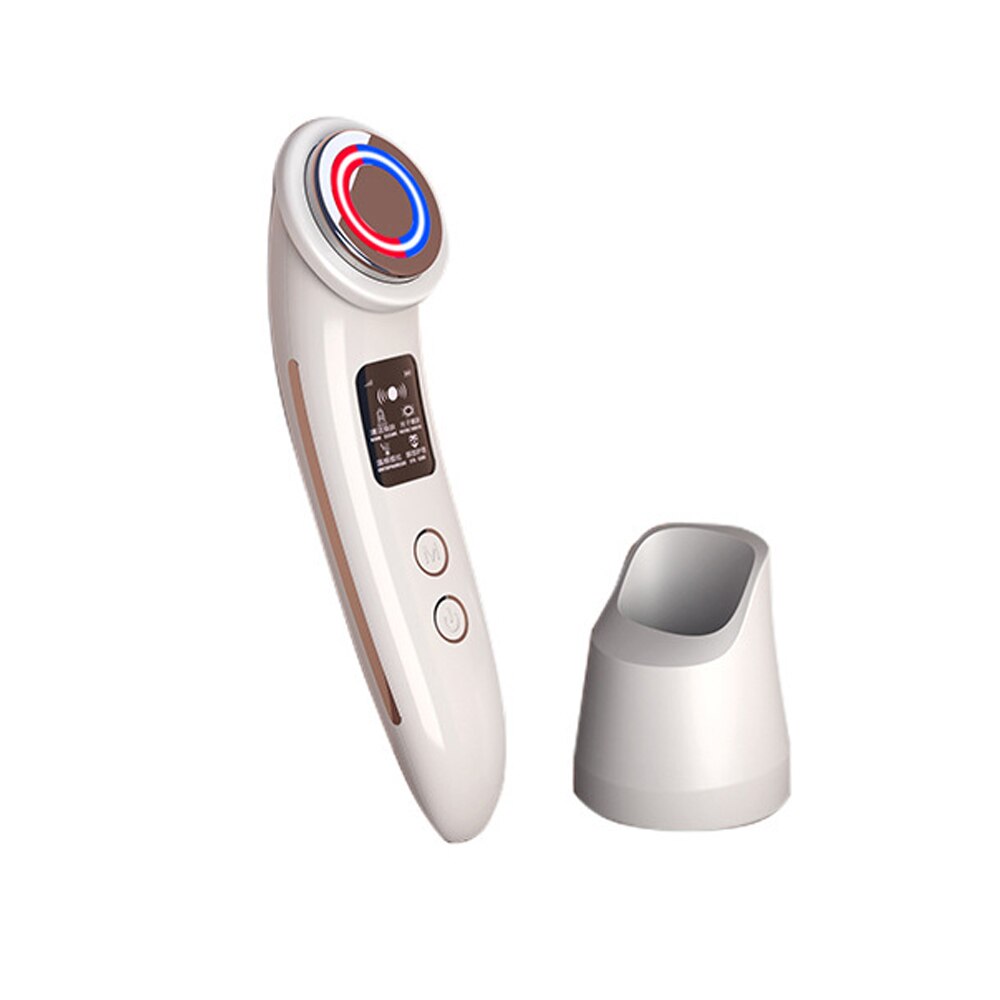 Rf Ems Schoonheid Instrument Vrouwen Gezichtsverzorging Rimpel Verwijderen Oogzorg Led Photon Lichttherapie Gezichtsverzorging Massager Beauty: white