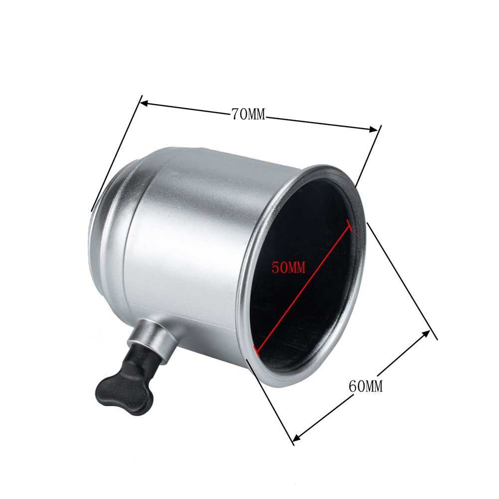 Capuchon de Protection universel pour boule d'attelage, avec bouton à vis, 50mm, couverture de boule de remorquage pour remorque, pièces de décoration extérieures d'automobile: Argent
