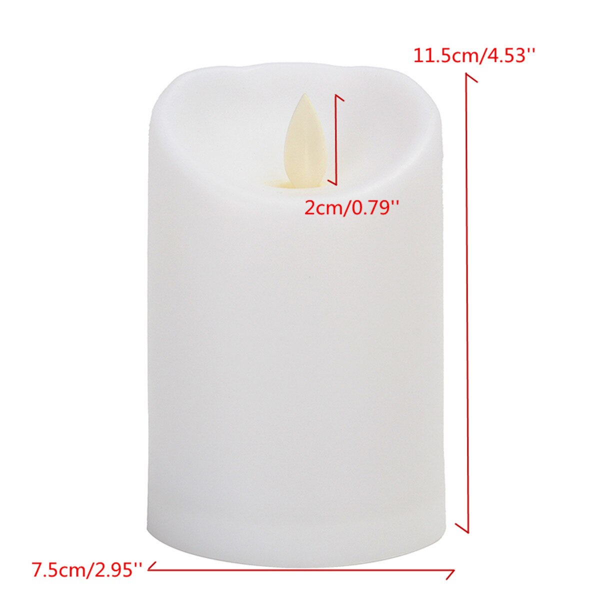 Romantic LED Electric Battery Powered Tealight Candles Flameless For Christmas Wedding Decoration Warm White LED Candle