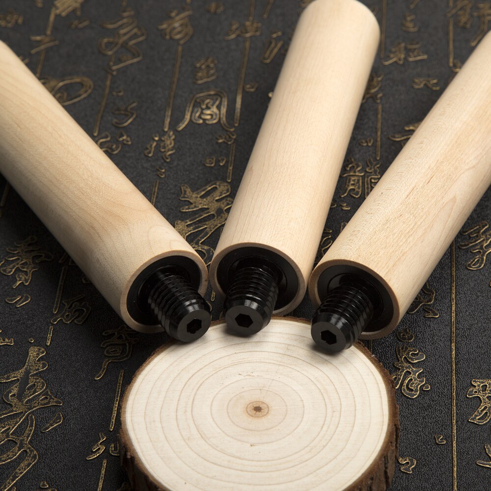 Ahorn pool cue forlængelse med kofanger 15.5cm længde til raseri /hvordan /rovdyr cues sejhed billard tilbehør kina