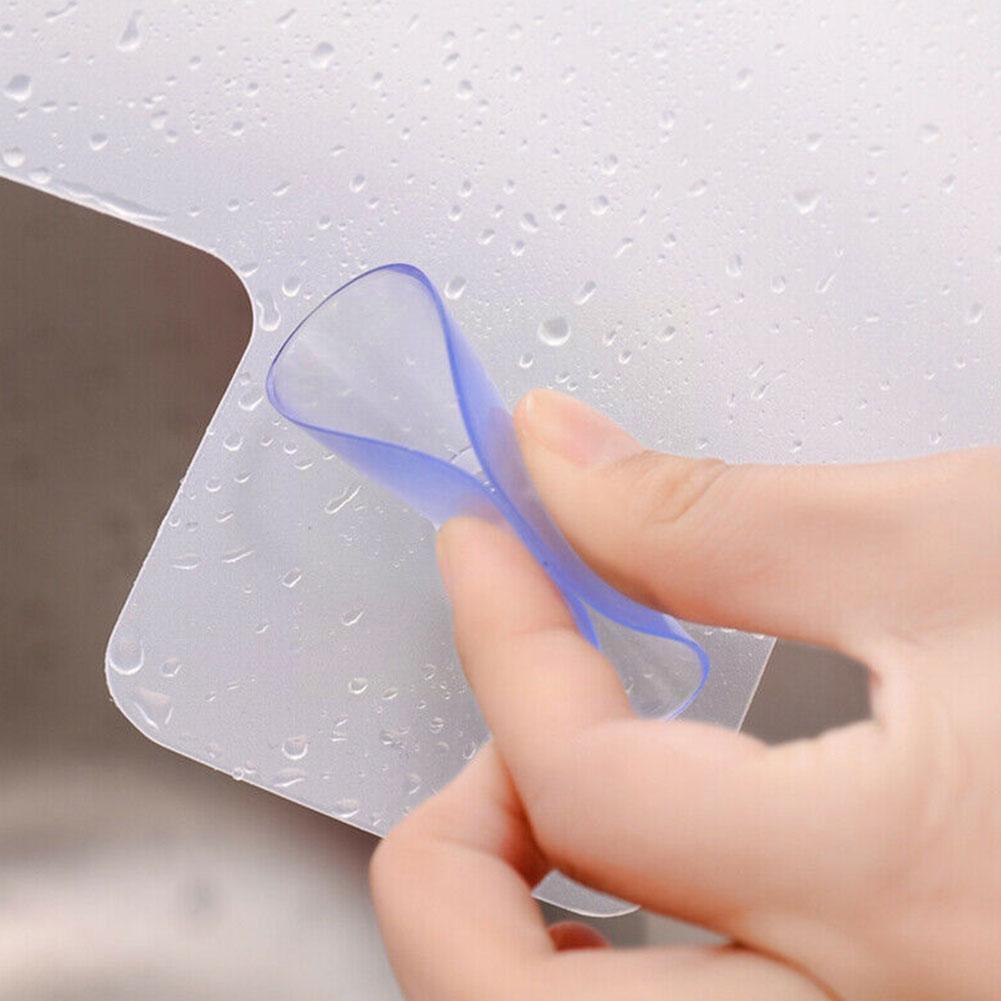 Waterproof Splash Board Household Water Flap Suction Kitchen Board Sink Pool Sink Kitchen Rack Board Dishwashing Cup Wash F B8Q0