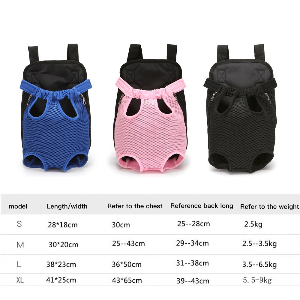 Sac à dos pour chien petit porte-animaux kangourou respirant chiot chien transporteur sac pour animaux de compagnie transport voyage sac à main pour chat chien chiot