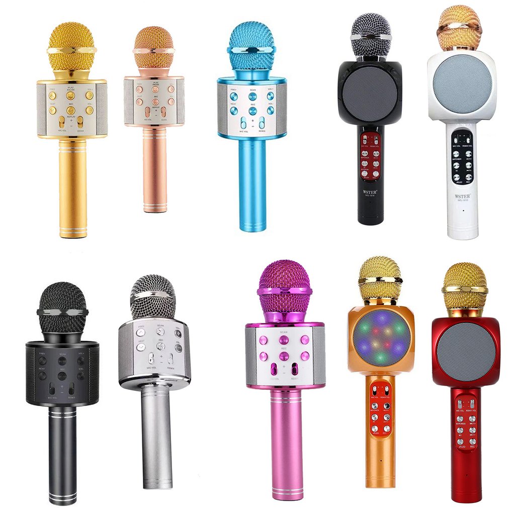 Wireless Condenser Microphone Audio Machine Portable National Karaoke Microphone Mobile Phone Karaoke