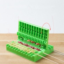 Máquina para hacer brochetas y Kebab, caja para barbacoa, carne de cerdo, verduras, accesorios de cocina para barbacoa al aire libre