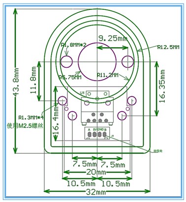 1000 Lijn Raster Reader Vervangen 9731 Encoder Behuizing Heds Encoder 42 Motor Complete Set Van HN102-36X3
