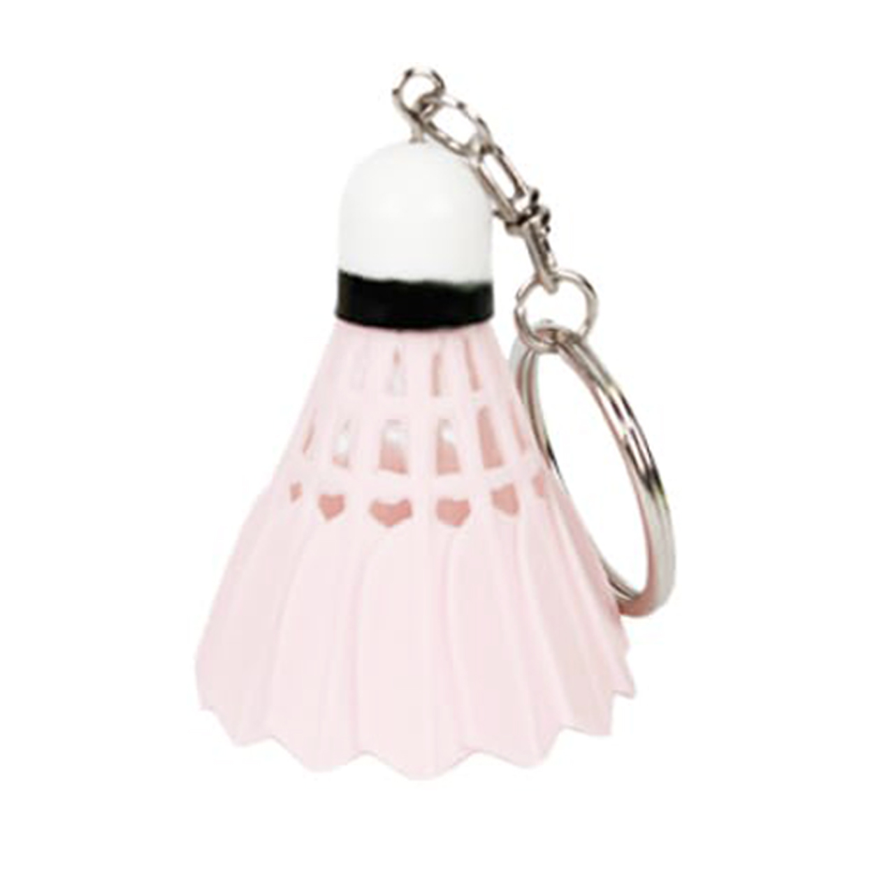 60 stuks 6 kleuren schattige badminton sleutelhanger sleutelhanger autohouder tas hanger sieraden sieraden sleutel hanger kettingen charme sleutelhanger: Rood
