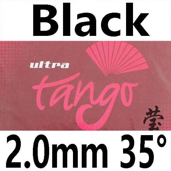 Originale Joola ultra tango tavolo da ping pong gomma racchette racchetta da tennis sport: black 2.0mm H35