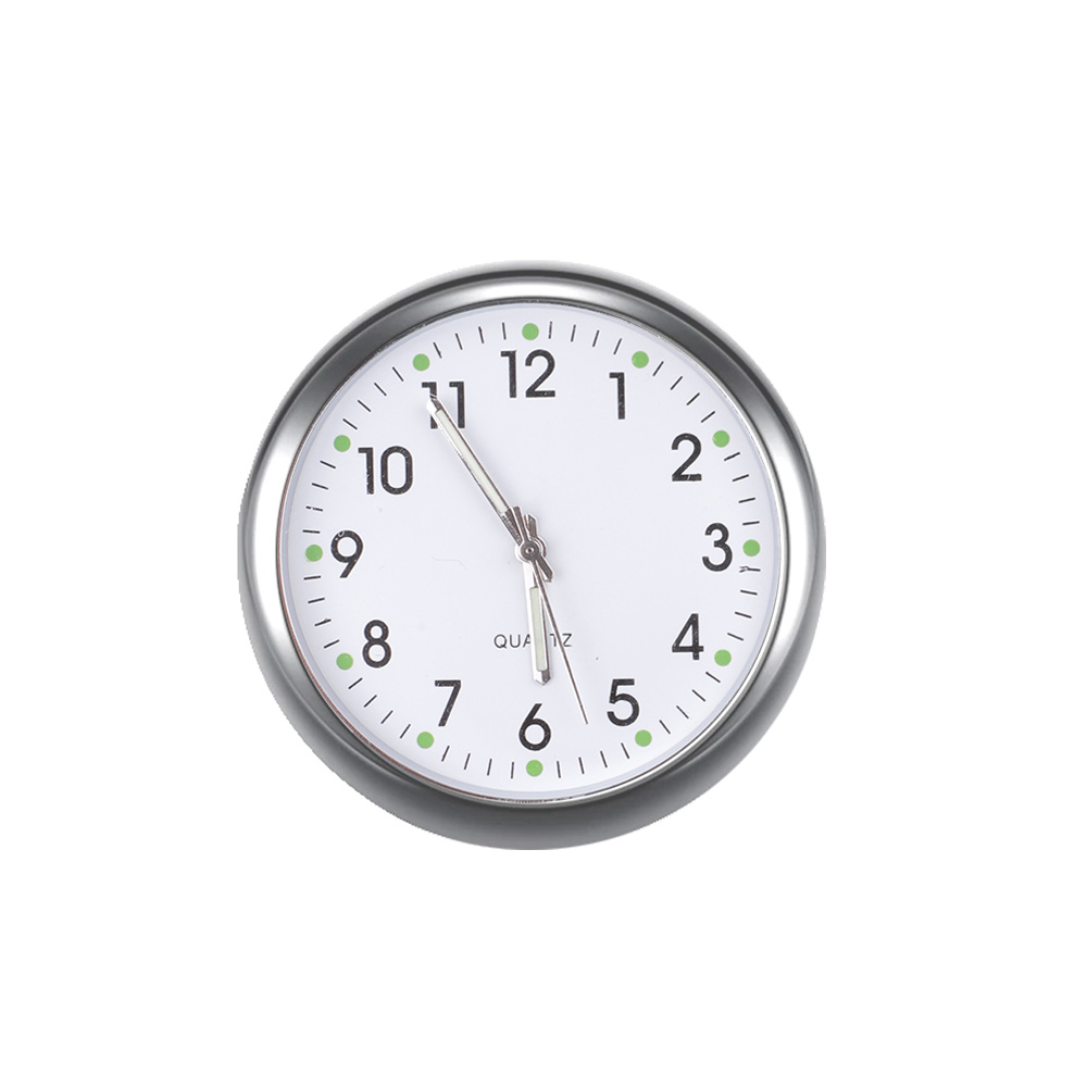 Zegar samochodowy świetlny mini Automobiles Wewnętrzny zegarek cyfrowy Mechanika Zegary kwarcowe Ozdoba samochodowa Akcesoria samochodowe Prezenty: żółty