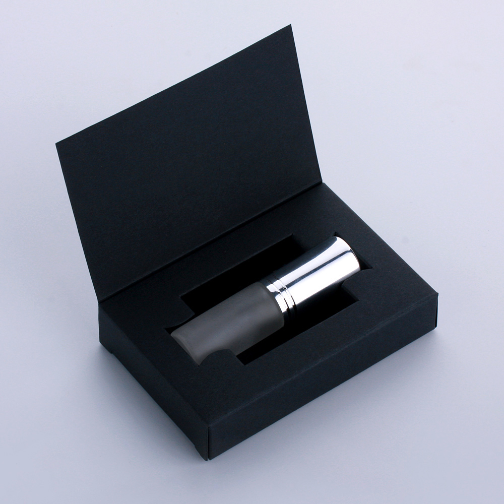 50 Pcs/Lot 5ml Frosted Perfume Bottle with Packing Box Spray Atomizer Perfume Bottle Package Box Travel Perfume Bottle Package: DEEP BLUE