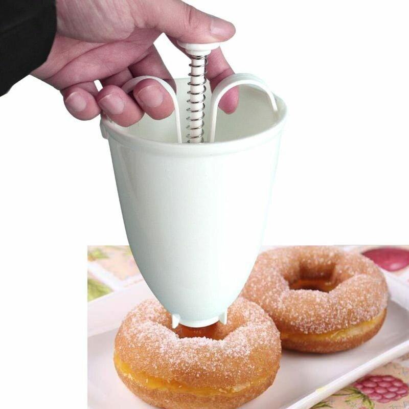 1pc donutfremstillingsværktøj gør-det-selv-donutfremstillingsartefakt bageværktøj køkkendessertgadget 9 x 18cm