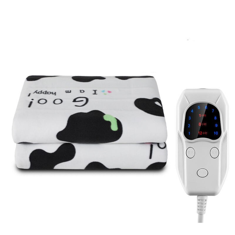 Elektrische deken dikkere verwarming dubbele lichaamswarmer 150*120cm verwarmde deken thermostaat elektrische verwarmingsdeken elektrische verwarming: 4