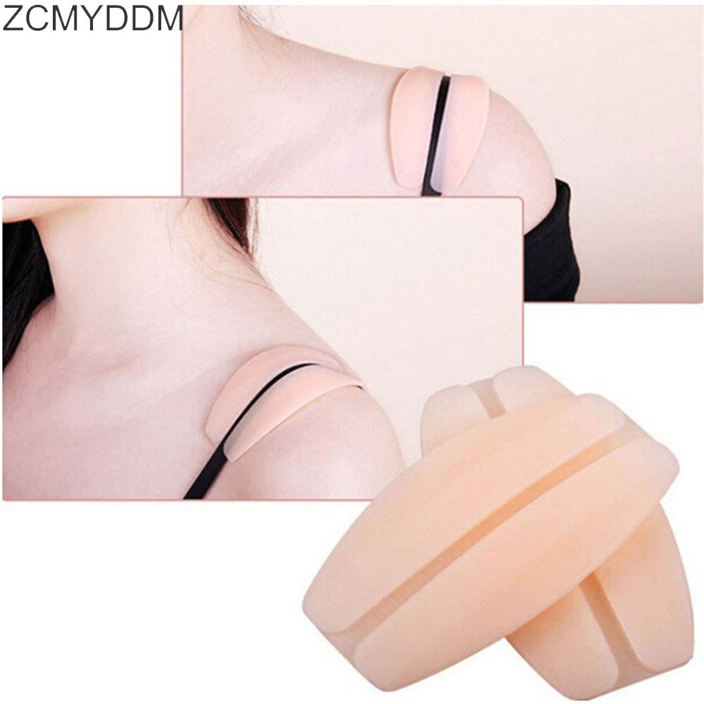 Zcmyddm 2 Stuks Silicone Bra Strap Kussens Anti Slip Schoudervullingen Voor Schouder Enhancer Kleding Diy Naaien Accessoires