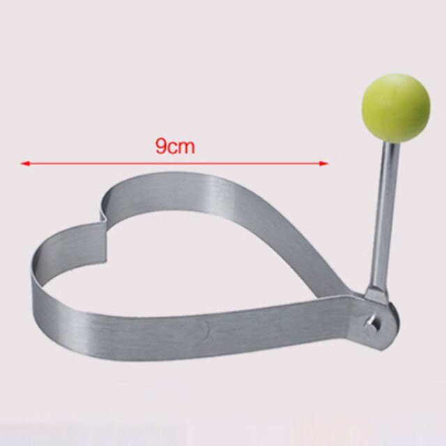 Accessori da cucina anello per stampo per pancake in acciaio inossidabile cottura di uova fritte plasmatore cuoco di alta qualità e sicuro: cuore