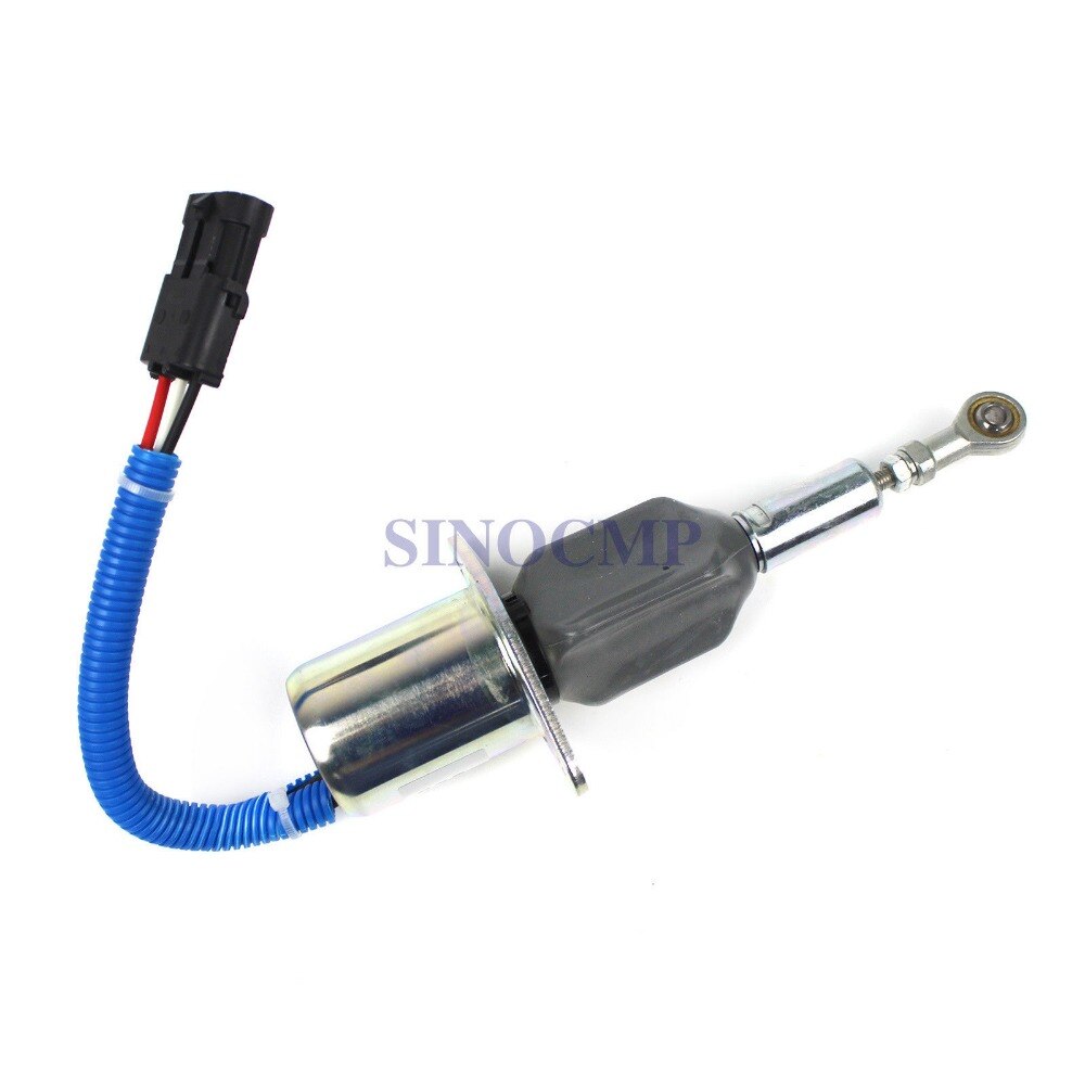 EC290 24v Fuel Stop Solenoid 3930234, Shut Down Flameout Solenoid For Volvo