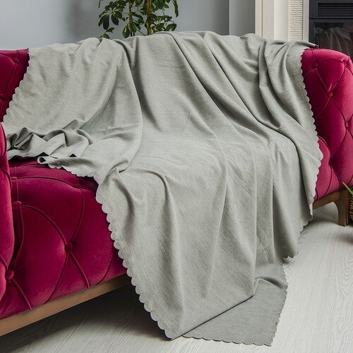 Latuda Chenille dwustronne antypoślizgowe pokrowiec na sofę i sofa rzuć kamień