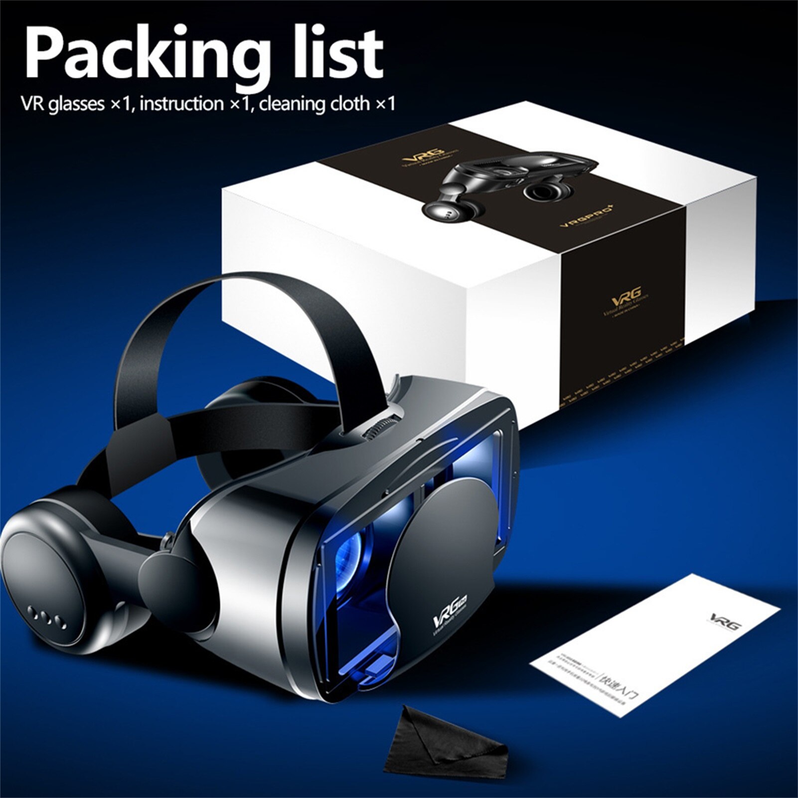 3D Helmet Virtual Reality VR Glasses For 5 To 7 Inch Smartphones 3D Glasses Virtual Reality Headset VR Headset For iOS Android