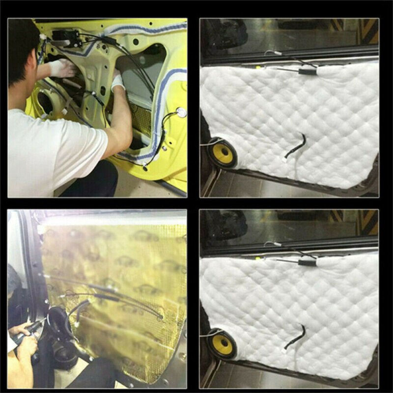 50*80cm Auto Schalldichte Trittschalldämmung Lkw Klang nachweisen Isolierung Baumwolle Wärme Geschlossen Schaumstoff Deadener Auto Zubehör Innen
