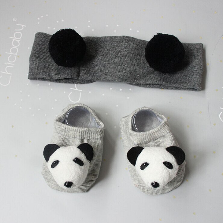 Baby Mädchen Socken und Stirnband einstellen Blume Bowknot Krone Headwrap + Socken 2Stck einstellen freundlicher Baby Stirnband Socken prinzessin Nette einstellen: H