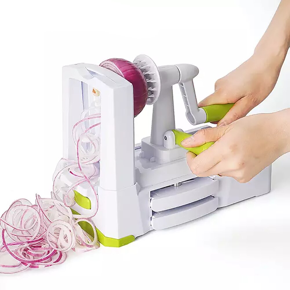 Vegetable Spiralizer Carrot Cutter Hand Held 5 Blade Spiral Slicer Noodle Pasta Maker Kitchen Accessories