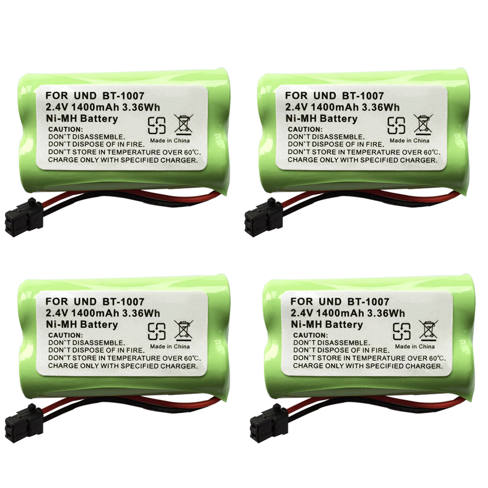 Battery for BT-1007 BT-105 Replacement Pack BT1015 BT904 DCX150 EXP370 B730 CPH479B 2.4V 1400mAh NiMH Cordless Phone battery: Red