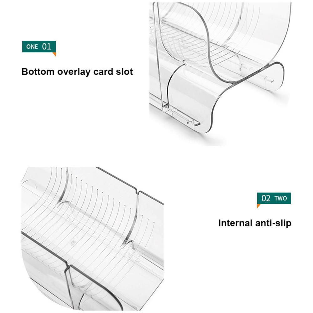 Acrylic Stackable Clear Wine Rack Holder for Kitchen Pantry Fridge Ideal Storage for Wine Champagne Beer Bottle Water