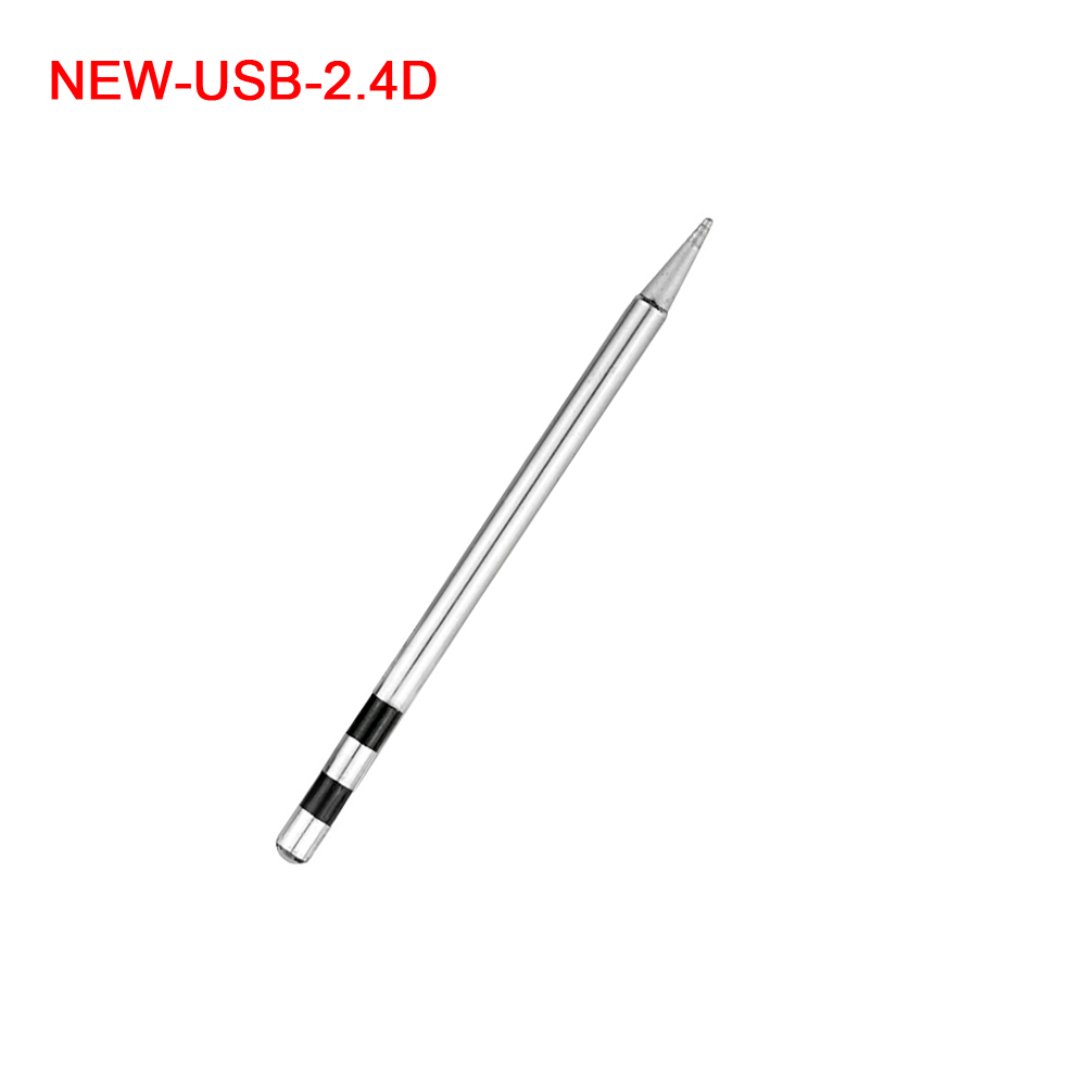 NEWACALOX USB 10W DC 5V Soldering Iron 5pc Stainless Steel Welding Tips I/K/BCS/2C/2.4D Special for PX-988USB Soldering Iron