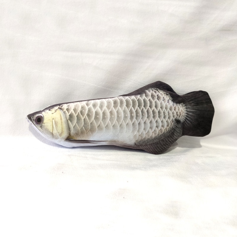 28cm bløde fisk plys legetøj simulering elektrisk fiske dukke mundkurve håndvaskbar fisk kat logrende fisk usb interaktivt legetøj
