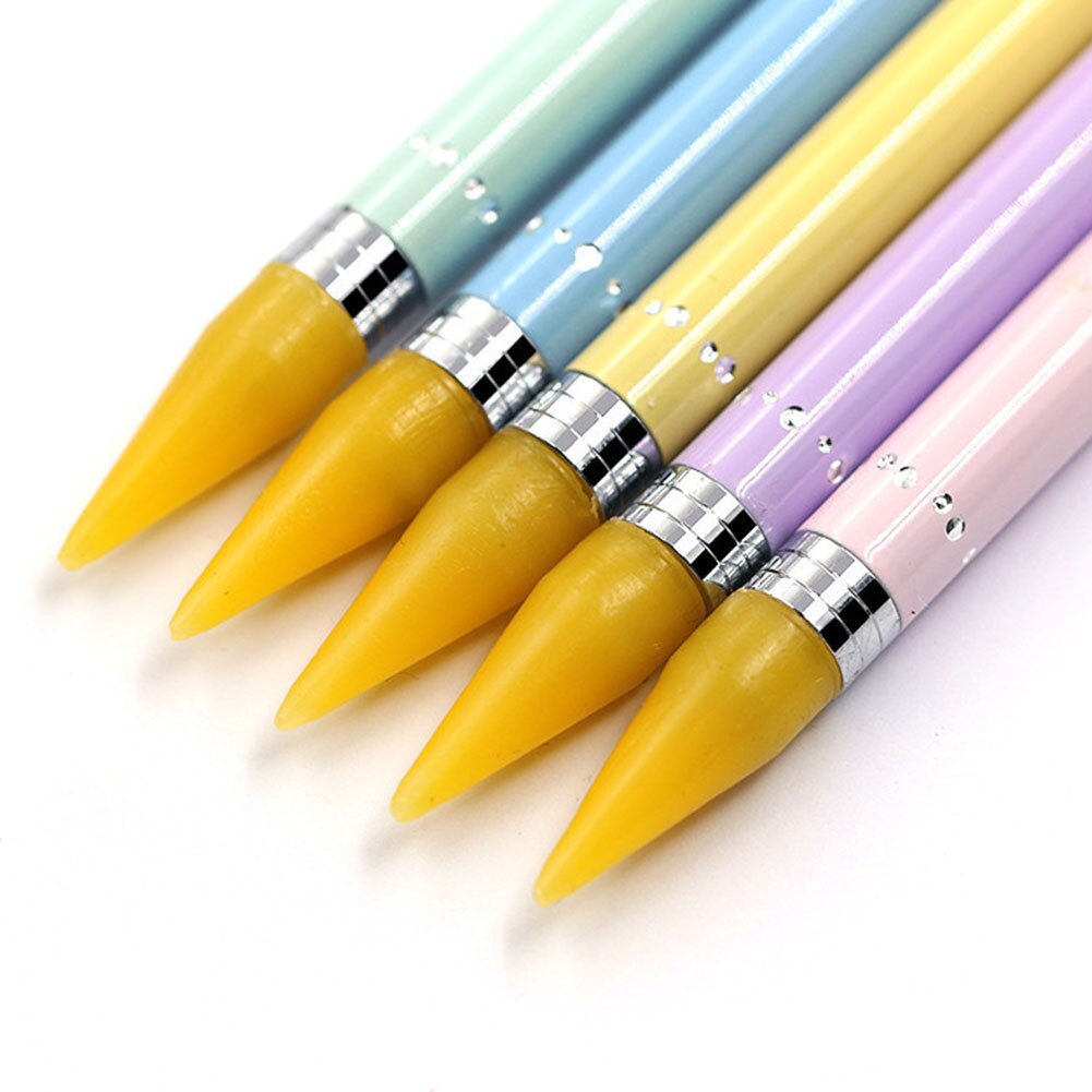 Diamond Embroidery Double Head Point drill pen Dot Painting Point Pen Nail Art Rhinestone Picker Wax Pencil Crystal Handle Tool