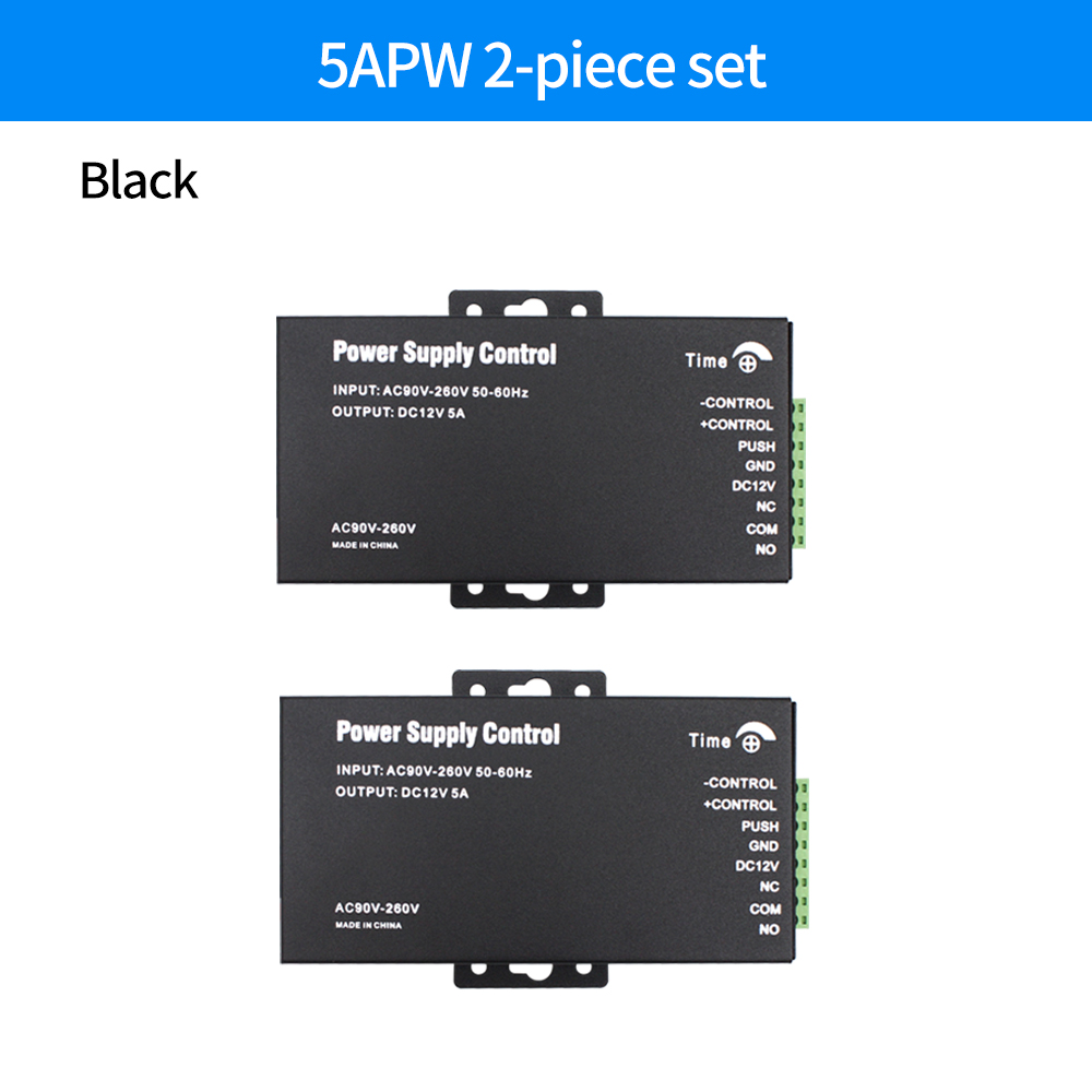 DC 12V Access Control Power Supply Switch 5A Output AC 110V-240V Input Power Source Supplier Adapter for Video Intercom System: Gold