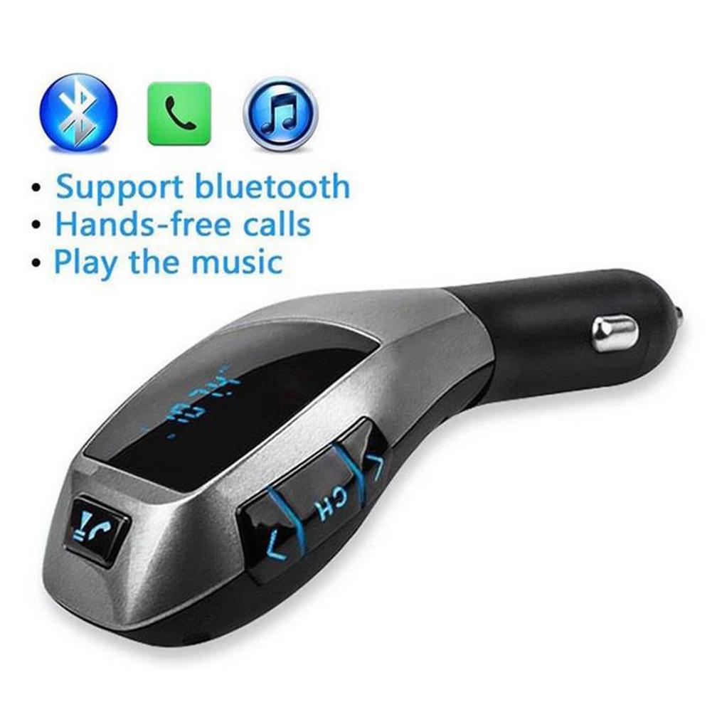 FM Transmitter Mp3 Player USB Handsfree Wireless Bluetooth Music For Smartphone Audio Adapter Kit Modulator Car VS G7 Radio P2H8