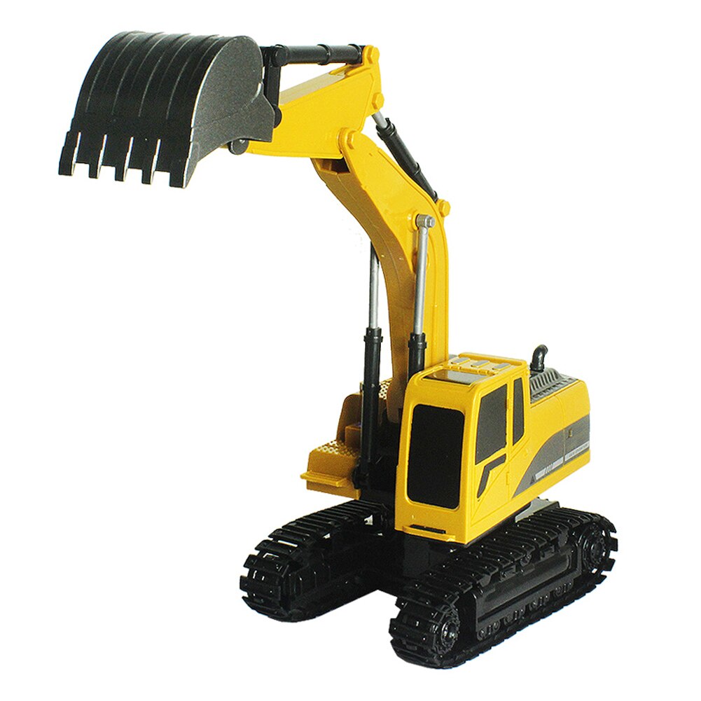 2.4Ghz 6CH 1:24 RC Excavator Toy RC Engineering Car Alloy Plastic Excavator RTR For Kids Christmas