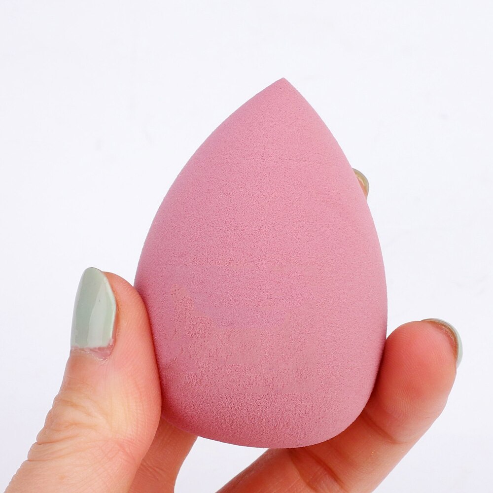 1pc Gradient Peach Makeup Sponge Foundation Cosmetic Puff Powder Smooth Beauty Marbling Blender Water Shape Tool: Rose 2