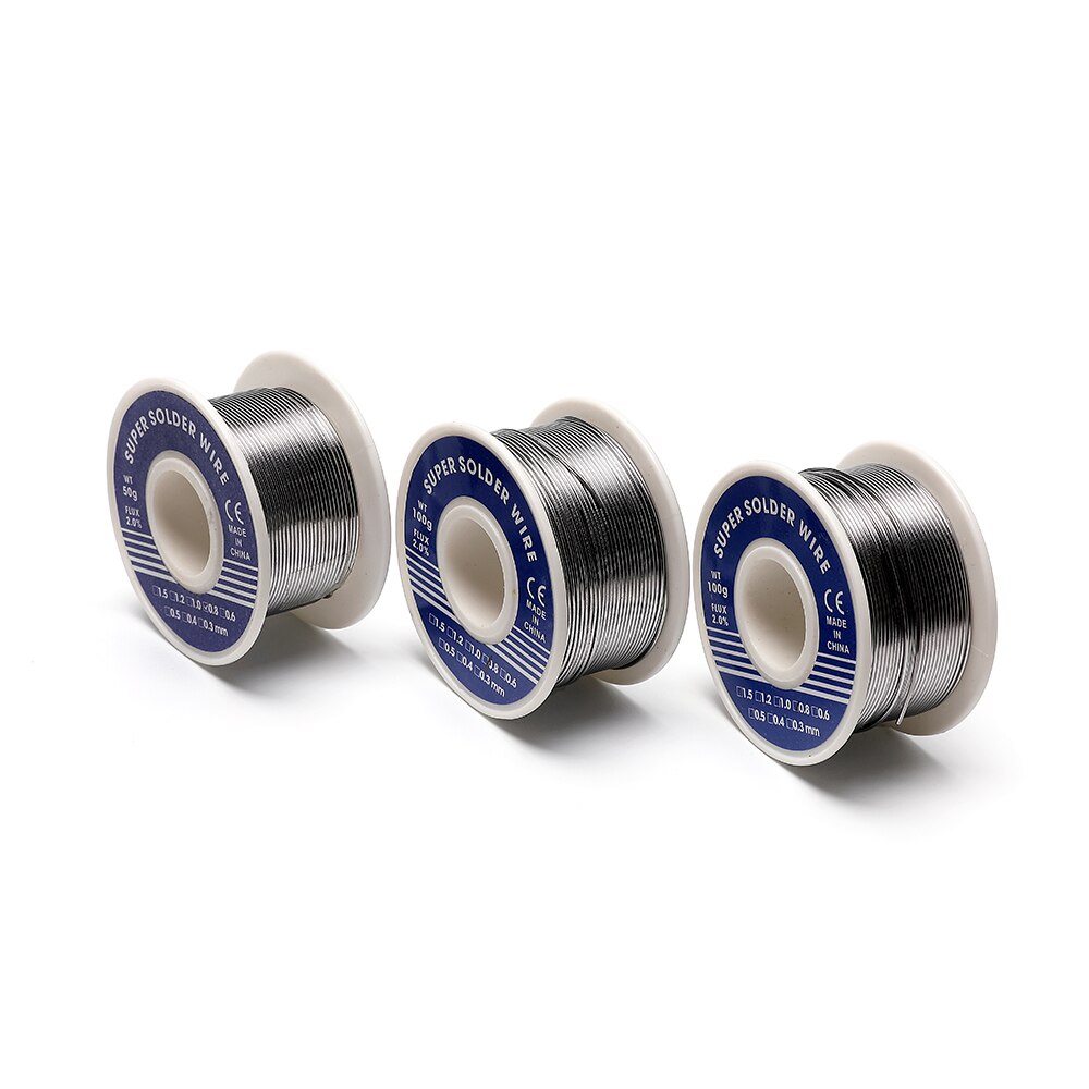 1MM 0.8mm 1.0mm 20g 50g 100g portable solder wire solder pen silver mobile phone instrument repair tool